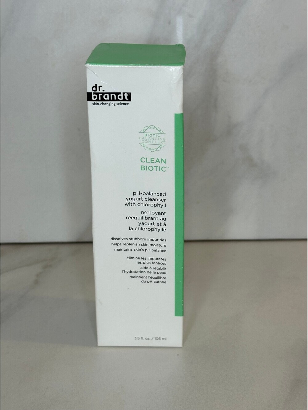 dr. brandt Clean Biotic pH-balanced yogurt cleanser w/ chlorophyll 3.5 fl oz